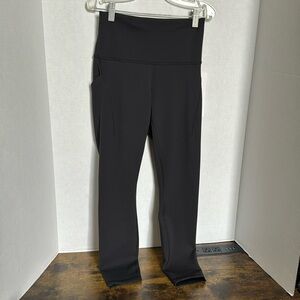 Lululemon Wunder Train High-Rise Leggings with Pockets 25" Black NWT Size 8